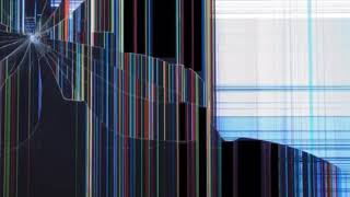 2 Hour Prank Broken Cracked TV Screen Effect Background HD Video [upl. by Berfield]