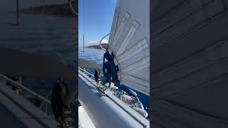 sailingboat cruising in aegeansea [upl. by Goebel]