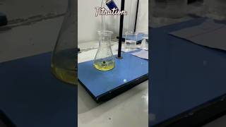 Titration🥼 titration laboratory labchemicals [upl. by Berglund]