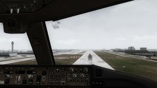 PMDG 777 Extreme graphics landing Miami HD [upl. by Corry]