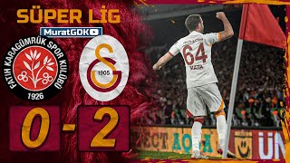 KARAGÜMRÜK 02 GALATASARAY  SÜPER LİG [upl. by Esorrebma950]