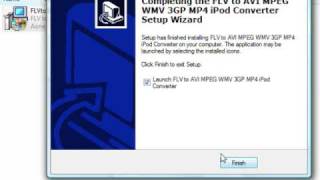 شرح تنصيب وإستخدام برنامج FLV to AVI MPEG WMV 3GP MP4 iPod Converter [upl. by Adlaremse]