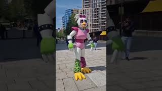 Irl Glamrock chica at a comic con fnaf fivenightsatfreddys securitybreach [upl. by Mala]