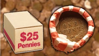 INDIAN HEAD PENNY ENDER  Coin Roll Hunting Pennies [upl. by Harbird873]