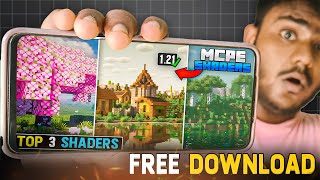 Top 3 NEW Best Shaders For Minecraft PE 121  Render Dragon Shaders For Mcpe [upl. by Keverian359]