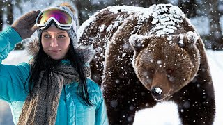 This BEAR Chased and Mauled Downhill Skiers  Chilling Tales [upl. by Carlos]