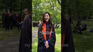 Chinese Actress Zhu Zhu Reflects on Her Studies at HEC Paris during her graduation ceremony shorts [upl. by Odnomra]