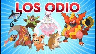 EL POKÉMON QUE MÁS ODIO DE CADA REGIÓN [upl. by Cornwall414]