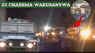 CHADEMA 23 WAKAMATWA NA POLICE WAKIWA KWENYE KIKAO BUNJU [upl. by Akamahs]