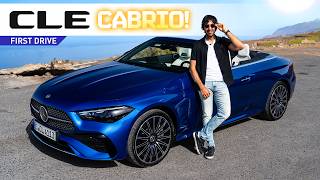 First Drive 2024 Mercedes CLE 450 Cabriolet 6 Cyl [upl. by Ahsiekahs]