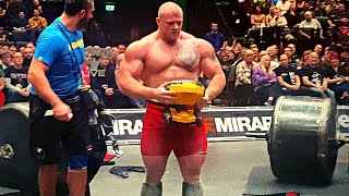 Ukrainian SMASHES Deadlift for Reps WORLD RECORD [upl. by Frum387]