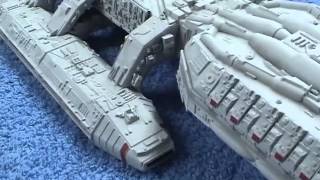 Battlestar Galactica TOS Monogram Models Kit Modified [upl. by Vandervelde]