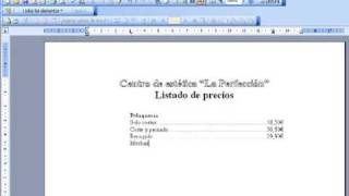 Tabulaciones en word [upl. by Dmitri]