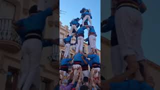 7de6a dels Castellers del Foix a Molins [upl. by Nahsed550]