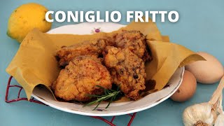 CONIGLIO FRITTO  secondo piatto tradizionale toscano 😋 [upl. by Sell]