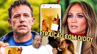 Ben Affleck MOSTRA VÍDEO de Jennifer Lopez TRAINDO ele com Diddy em FESTA quotERA CÚMPLICE DELEquot [upl. by Ynattyrb327]