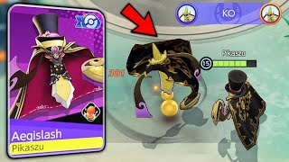 Aegislash Noble Style Holowear Preview  Pokémon Unite [upl. by Ainnat936]