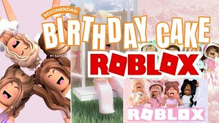 REKOMENDASI KUE ULANG TAHUN ROBLOX │ BIRTHDAY CAKE ROBLOX │ROBLOX CAKE [upl. by Einwahs]