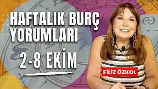 FİLİZ ÖZKOL İLE HAFTALIK BURÇ YORUMLARI  28 EKİM [upl. by Cozmo]