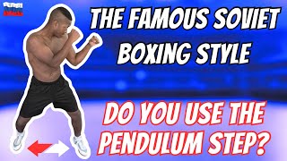 The Russian Boxing Style Breakdown  The Pendelum Step [upl. by Odnam518]