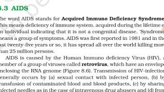 AIDS  Class 12 Human Health And Disease  NCERT Biology  Neet  CBSE PMT [upl. by Kendell821]