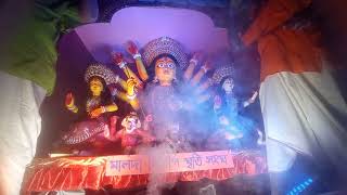 Maa er Vasan er muhurto camera bondhi2k24durgapuja durgapuja2024 [upl. by Ylrad869]