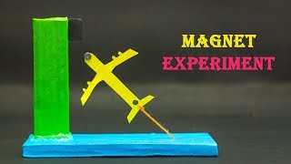 Amazing Experiment With Magnet  School Science Projects [upl. by Eillek]