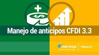 Podcast 52 Manejo de anticipos CFDI 33 [upl. by Sternlight328]