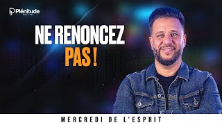 Ne renoncez pas  Patrice Martorano  Mercredi de lEsprit [upl. by Nylecaj]