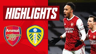 AUBA WITH A HATTRICK  Arsenal vs Leeds 42  Premier League [upl. by Ishmul558]