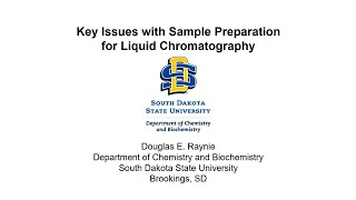 Key Issues with Sample Preparation for Liquid Chromatography [upl. by Tyler]