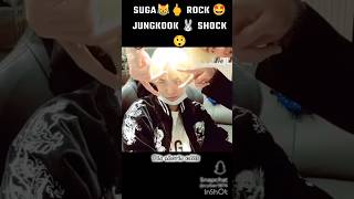 Suga rock 🔥jungkook shocked😱😅bts love taekook yoonmin v [upl. by Gloriane]