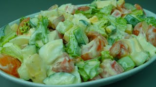 The best Salad Ive ever made Easy Quick and delicious [upl. by Adon]