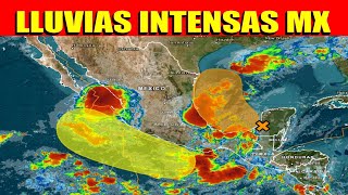 🔴LLUVIAS EN MÉXICO Chiapas Oaxaca Puebla Tabasco Veracruz Yucatán Guerrero [upl. by Airlee]