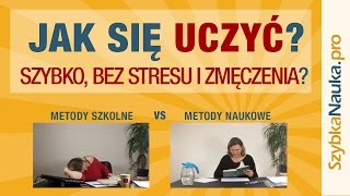 Jak się uczyć szybko bez stresu i zmęczenia Mega demonstracja [upl. by Onitsirc]