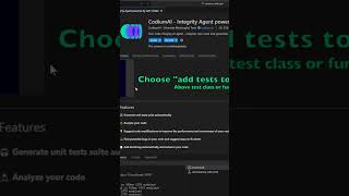 The best VS Code AI Extension for Writing Code Tests shorts ai [upl. by Entwistle]