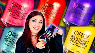 NEW Orly Melting Point Breathable Nail Polish Swatch and Review  KELLI MARISSA [upl. by Niwrehs]