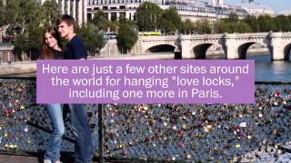 Here are 7 love lock bridges besides Pariss Pont des Arts [upl. by Cinimod]