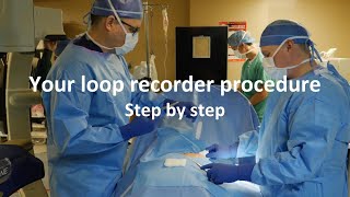 Getting an insertable cardiac monitor loop recorder Watch an implant procedure [upl. by Felecia]