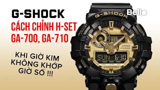 HDSD HSet Đồng Hồ Casio GShock GA710GB1A dòng GShock GA700 [upl. by Supat566]