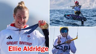 Ellie Aldridge Wins Gold  In the womens kite final  Paris Olympic 2024 [upl. by Cirnek336]