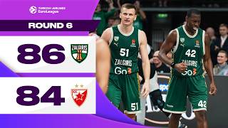 Last Second Magic Dunston Delivers  Zalgiris  Crvena Zvezda  BASKETBALL HIGHLIGHTS R6 202425 [upl. by Aikemaj]