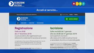 Iscrizioni online 201920  01 Come registrarsi [upl. by Diskin]