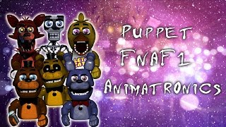 Speed Edit  FNAF  Making Puppet Animatronics FNaF1 [upl. by Apoor]