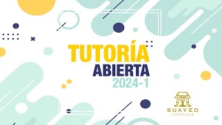 Tutoría abierta Autoevaluación espacio para la reflexión y mejora [upl. by Eecak630]