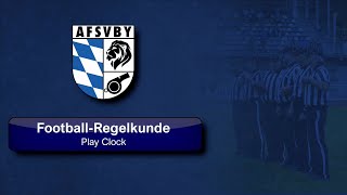 Football Regelkunde  Play Clock [upl. by Adnamahs961]