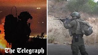 IDF footage shows ground operations in southern Lebanon [upl. by Jari]