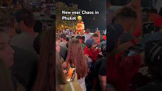 New year Crowd in Phuket thailand phuket banglaroad patongbeach 2024 [upl. by Radbun303]