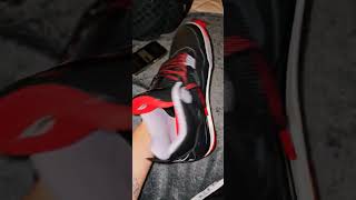 Jordan 4 Bred Lace Swap [upl. by Ilyah]