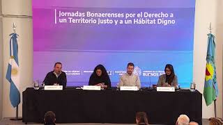 Apertura de la Jornada Bonaerense por el Derecho a un Territorio Justo y a un Hábitat Digno  UNSADA [upl. by Atineg975]